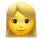 Emojidex 👱‍♀️ Woman: Blond Hair