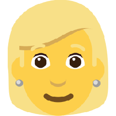 Messenger👱‍♀️ Woman: Blond Hair