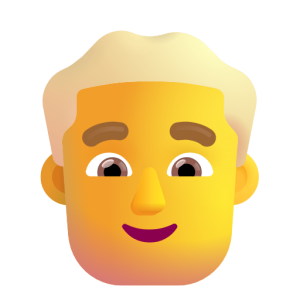 Microsoft 👱‍♂️ Man: Blond Hair