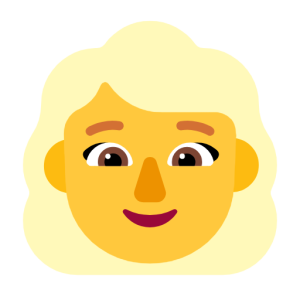 Whatsapp 👱‍♀️ Woman: Blond Hair