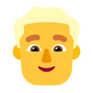 Whatsapp 👱‍♂️ Man: Blond Hair