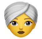 Joypixels 👳‍♀️ Mulher a usar turbante