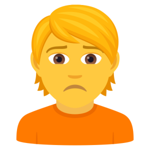 Openmoji🙍 Person Frowning