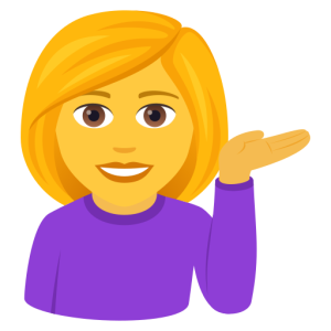 Openmoji💁‍♀️ Kadının Elini Yatırması