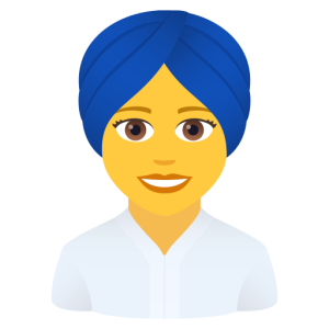 Openmoji👳‍♀️ Woman Wearing Turban