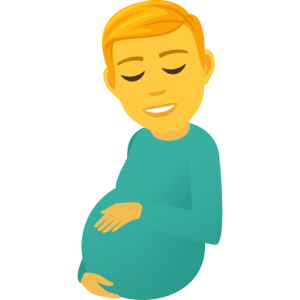 Openmoji🫃 Homme enceinte