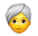 Emojidex 👳‍♀️ Woman Wearing Turban