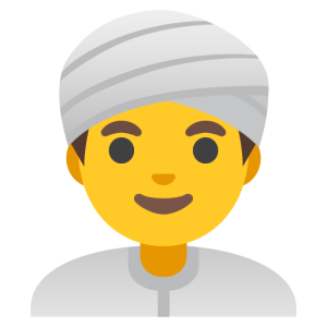 Google 👳‍♂️ Man Wearing Turban