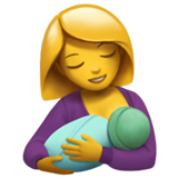 Apple 👩‍🍼 Frau füttert Baby