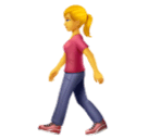 Openmoji🚶‍♀️ Mujer caminando