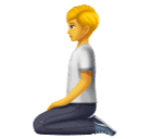 Openmoji🧎 Person Kneeling