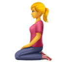 Openmoji🧎‍♀️ Woman Kneeling