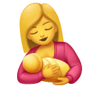 Joypixels 👩‍🍼 Donna che allatta un bambino