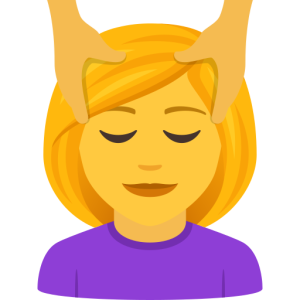 Openmoji💆‍♀️ Kobieta na masażu