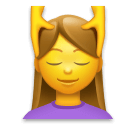 Emojidex 💆‍♀️ Kobieta na masażu