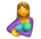 Emojidex 👩‍🍼 Frau füttert Baby