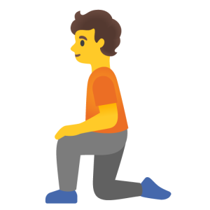 Google 🧎 Person Kneeling