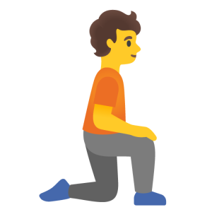 Google 🧎‍➡️ Person Kneeling Facing Right