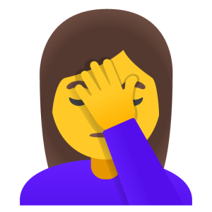 Google 🤦‍♀️ Une femme se fait un facepalm