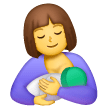 Google 👩‍🍼 Mujer amamantando a su bebé