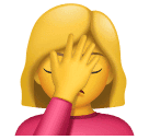 Twitter 🤦‍♀️ Une femme se fait un facepalm