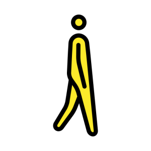 Joypixels 🚶‍➡️ Person Walking Facing Right