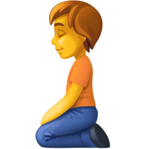 Joypixels 🧎 Person Kneeling