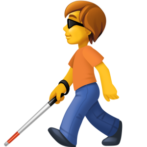 Joypixels 🧑‍🦯 Person with White Cane