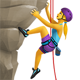 Apple 🧗‍♀️ Woman Climbing