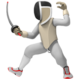 Apple 🤺 Person Fencing