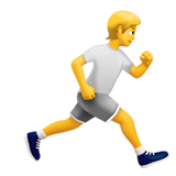 Apple 🏃‍♂️‍➡️ Man Running Facing Right