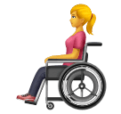 Joypixels 👩‍🦽 Woman in Manual Wheelchair