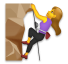 Emojidex 🧗‍♀️ Woman Climbing