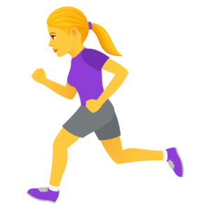 Openmoji🏃‍♀️ Laufende Frau