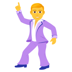 Openmoji🕺 Man Dancing