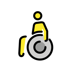 LG👨‍🦽 Man in Manual Wheelchair