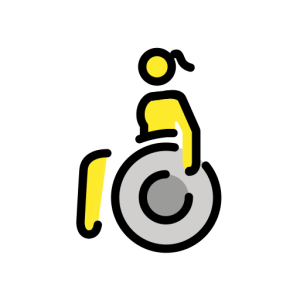 HTC 👩‍🦽 Woman in Manual Wheelchair