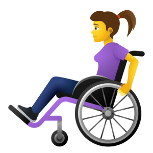 Mozilla 👩‍🦽 Woman in Manual Wheelchair