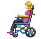 Google 👩‍🦼 Woman in Motorized Wheelchair