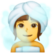 Google 🧖‍♀️ Woman in Steamy Room