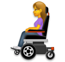 Microsoft 👩‍🦼 Woman in Motorized Wheelchair