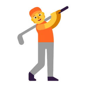 Microsoft 🏌️ Person Golfing