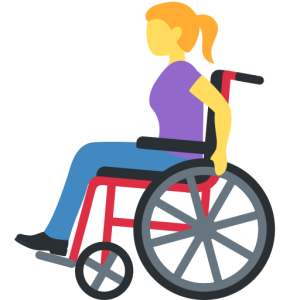 Facebook 👩‍🦽 Woman in Manual Wheelchair