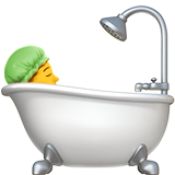 Apple 🛀 Persona che fa il bagno