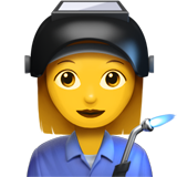 Apple 👩‍🏭 Woman Factory Worker