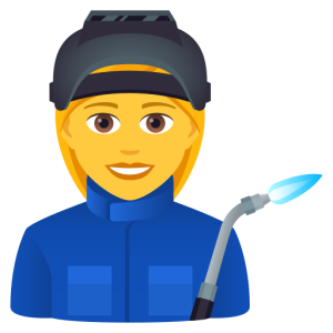 Openmoji👩‍🏭 Woman Factory Worker