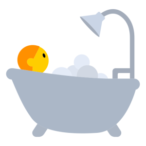 Messenger🛀 Persona che fa il bagno