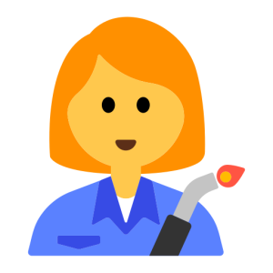 Messenger👩‍🏭 Woman Factory Worker