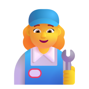 Microsoft 👩‍🔧 Woman Mechanic