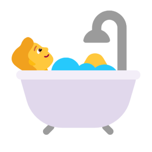 Whatsapp 🛀 Persona che fa il bagno